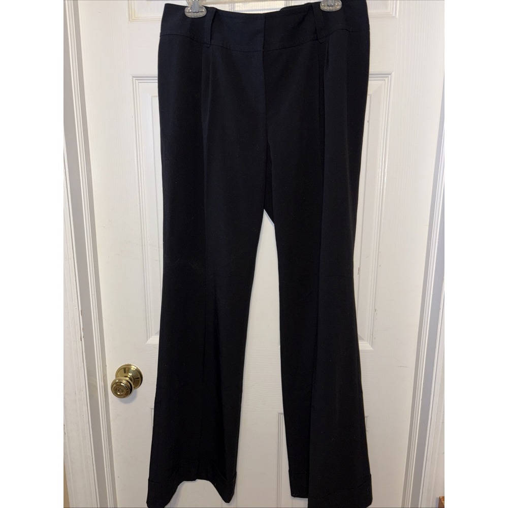 Caslon Women's Black Slacks Size 12 Office Work Pants 0454